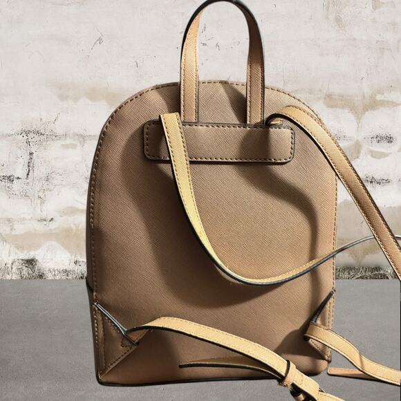 GUESS Brown and Cream Backpack Bag - Picture 3 of 5